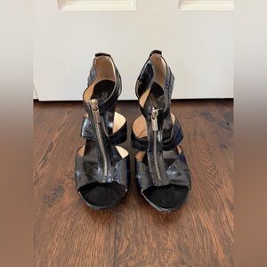 Michael Kors Black Patent Leather Heels
